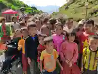 ha giang crowd of children