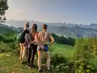 ha giang girls sunset