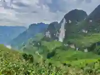 ha giang white cliffs far